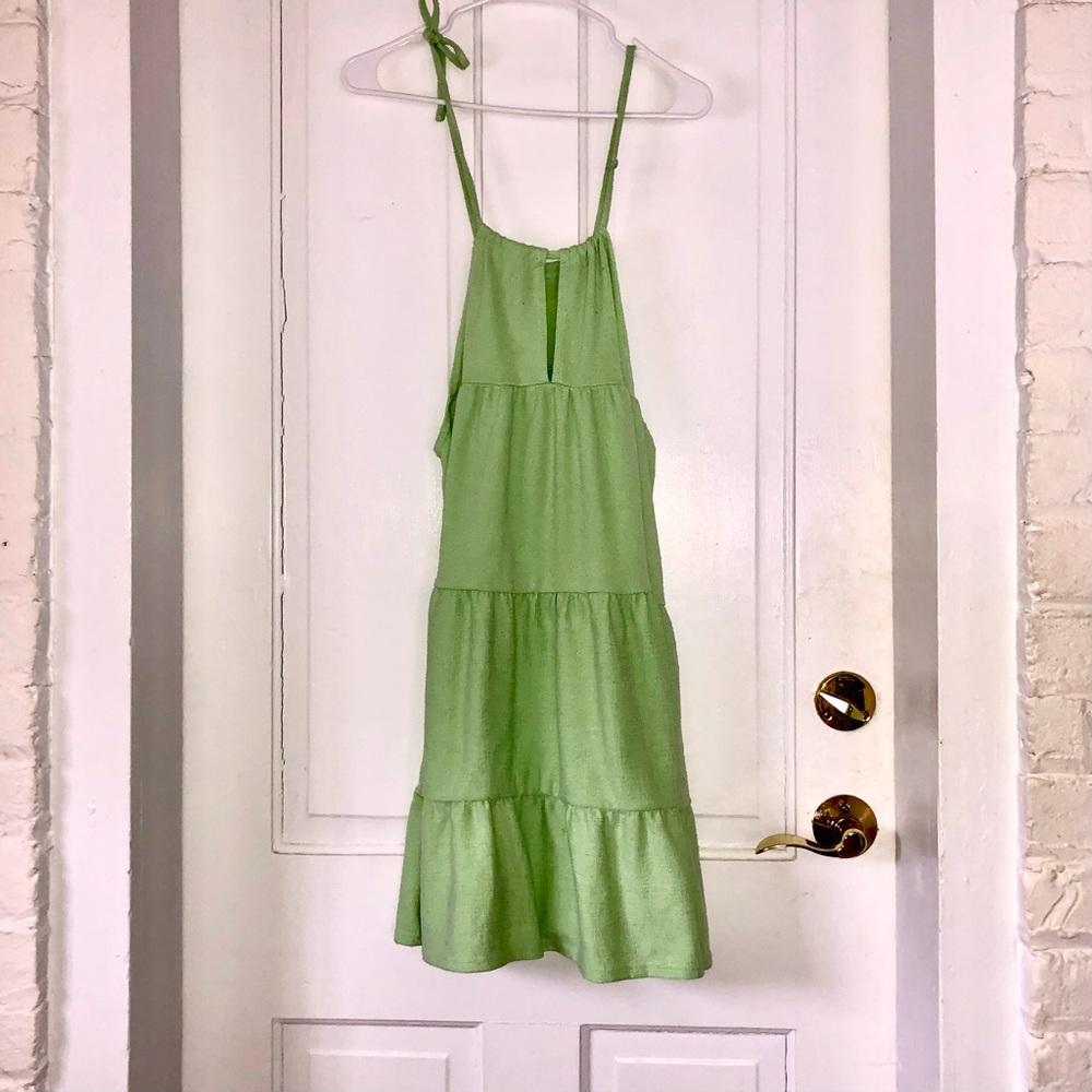 Lime Green Nasty Gal Dress Size 6